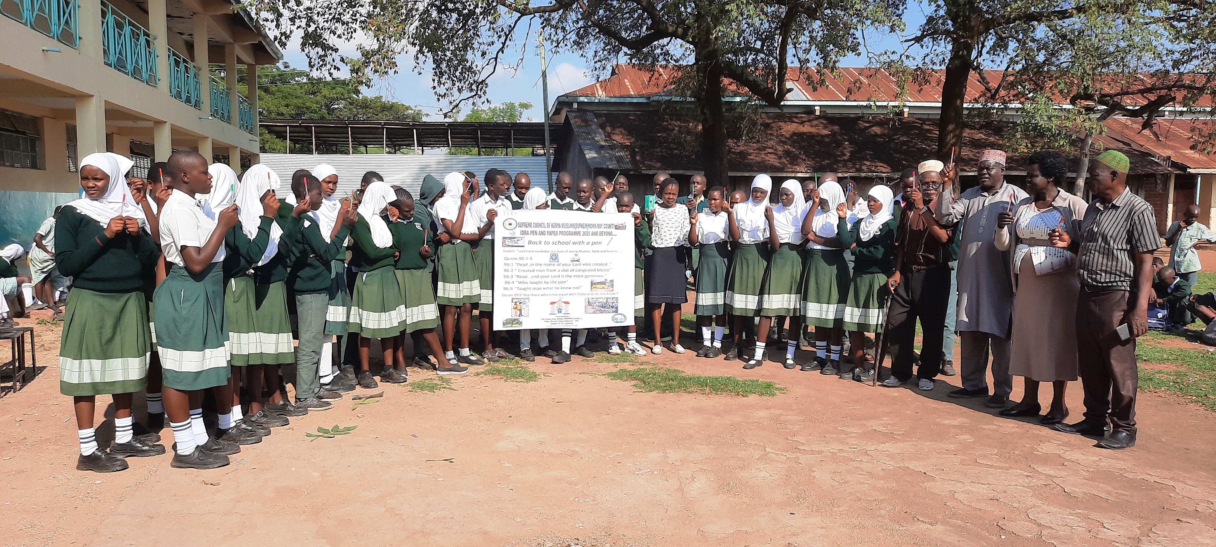 Tree planting event in Homa Bay