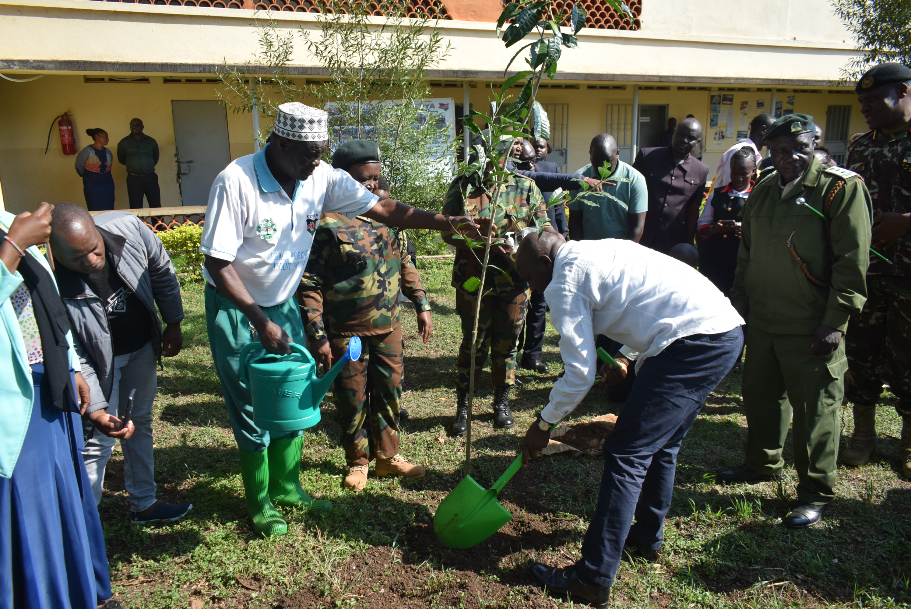 Tree planting event in Homa Bay