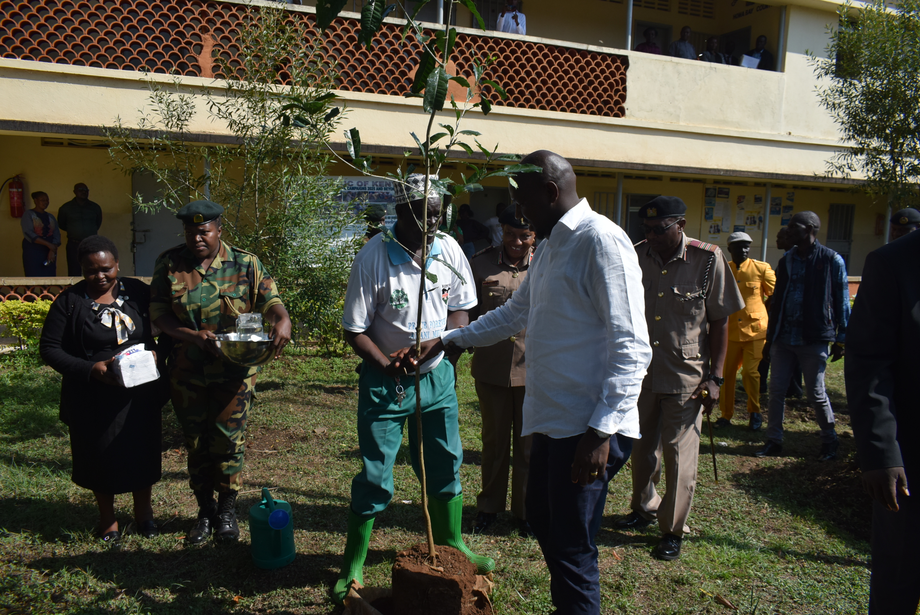 Tree planting event in Homa Bay